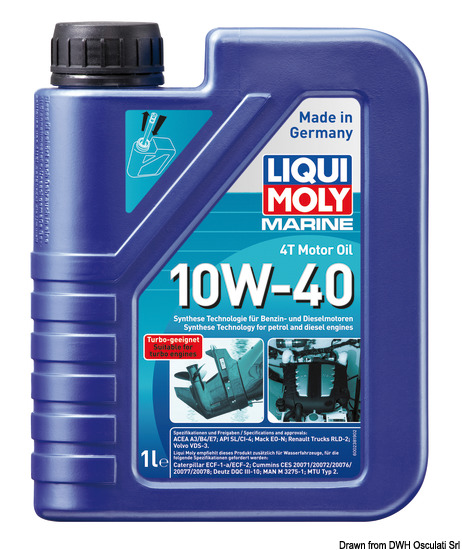 Marine 4T Motor Oil 10W-40 - 1 L