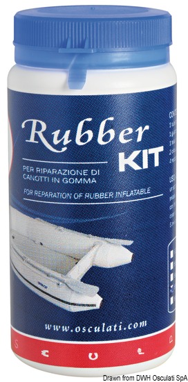 Rubber kit bianco per neoprene