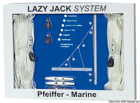 Kit Lazy Jack Pfeiffer fino a 40'