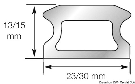 Rotaia forata 2 1526 mm