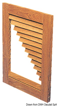 Profilo persiana teak 1210 mm