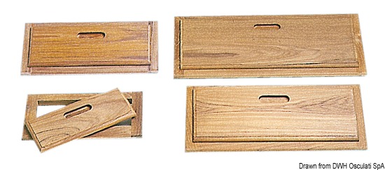 Frontali cassetti teak 525x225 mm