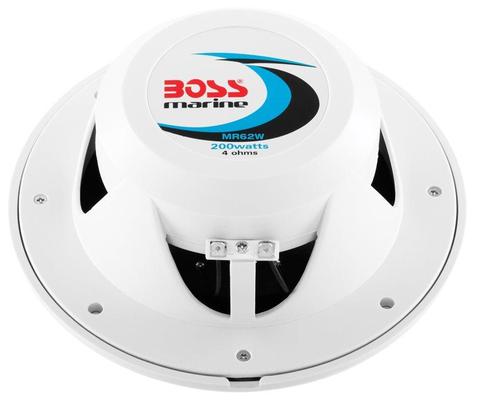 Boss Marine MR62B Coppia Speaker 200W, Neri