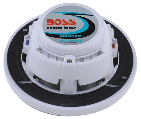 Boss Marine MR652C Coppia Speaker 350W, Bianchi