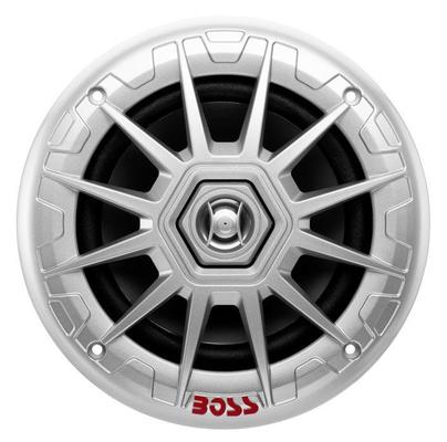 Boss Marine MRGB65S Coppia Speaker LED, Argento