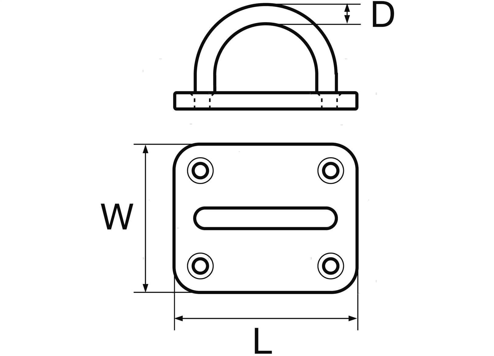 PONTICELLO SU PIASTRA PE 4 D8MM INOX (2)