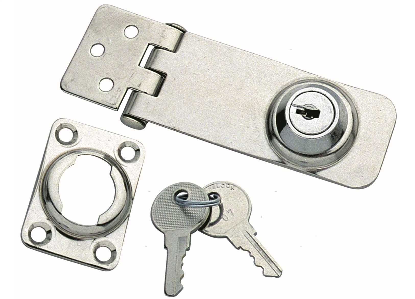 CHIUSURA RIBALTA 76X34MM INOX KEY