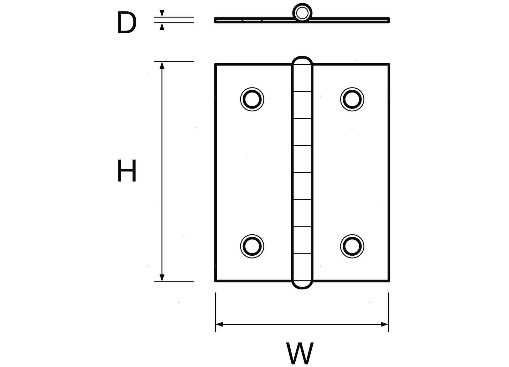 CERNIERA LIBRO 50X40MM INOX (2)