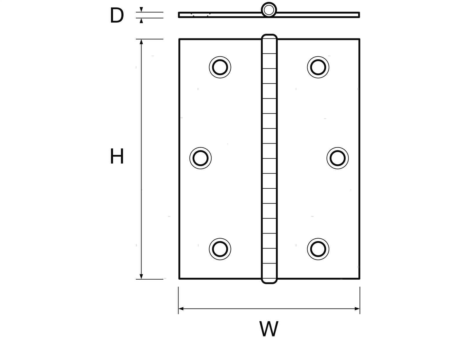 CERNIERA LIBRO 80X80MM INOX (2)