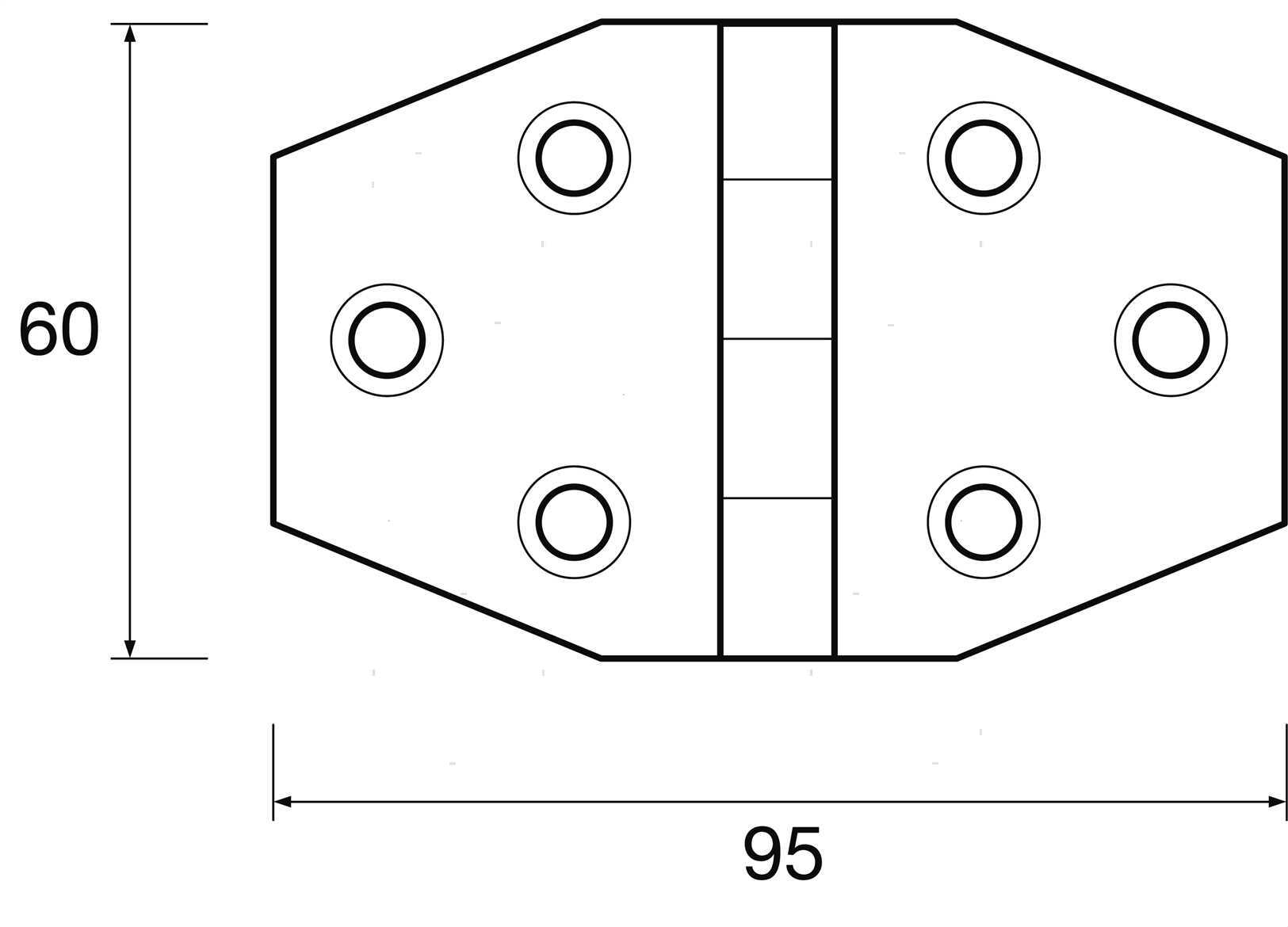 CERNIERA BISCOTTO 60X95MM PL BIANCA (4)