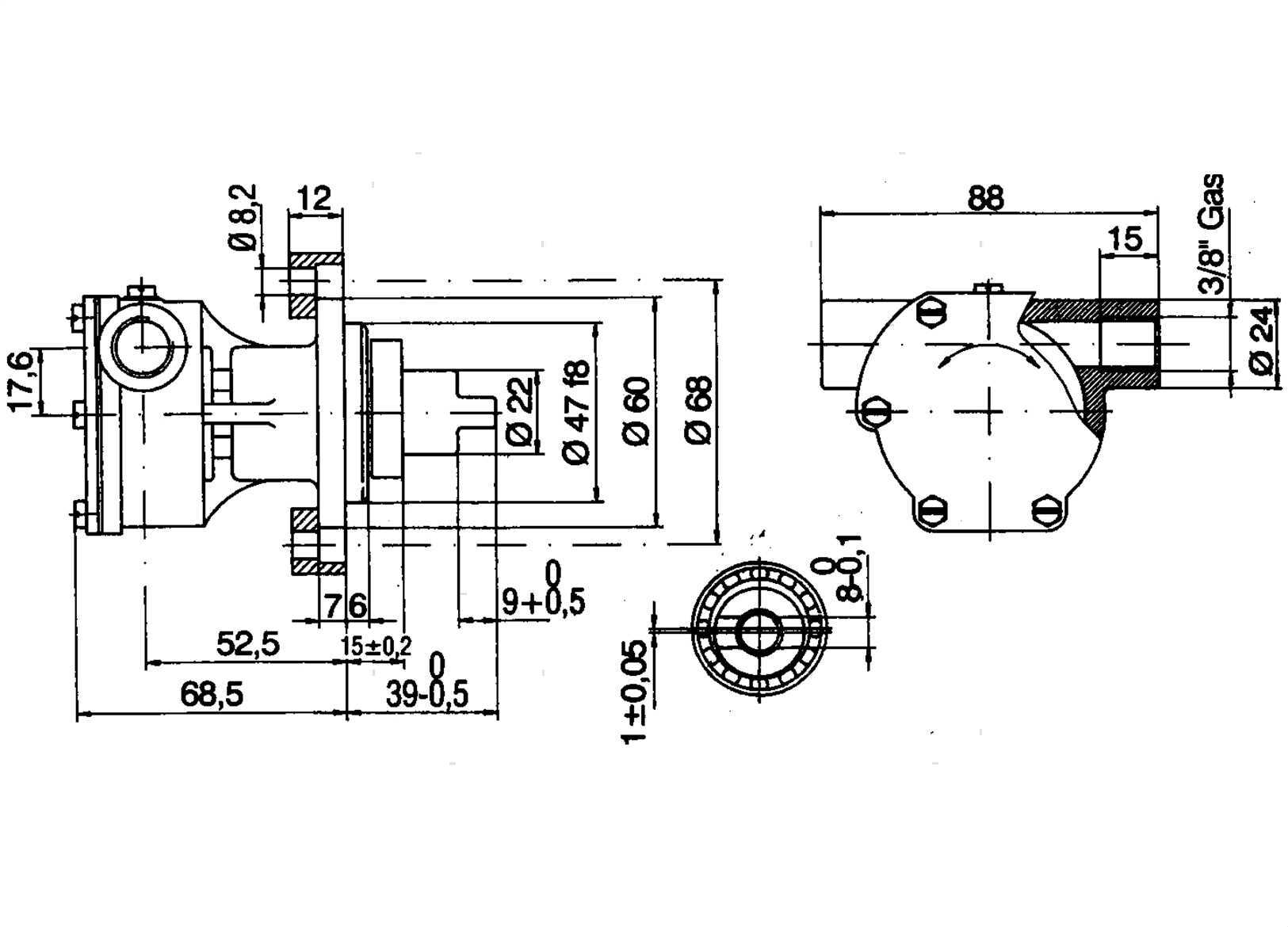 POMPA RAFFREDDAMENTO ANCOR ST136 (2)