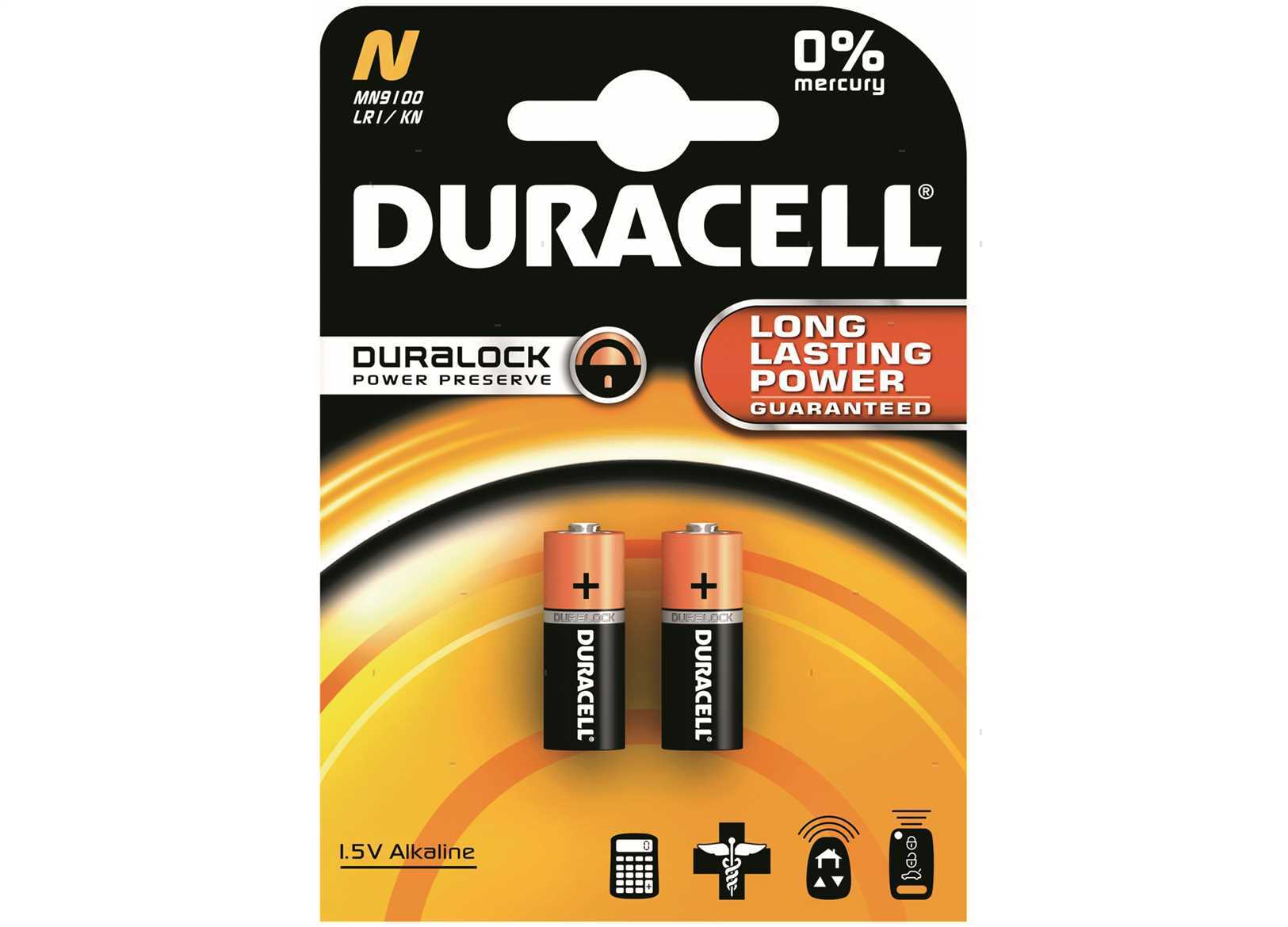 BATTERIE DURACELL N   1CF=2PZ