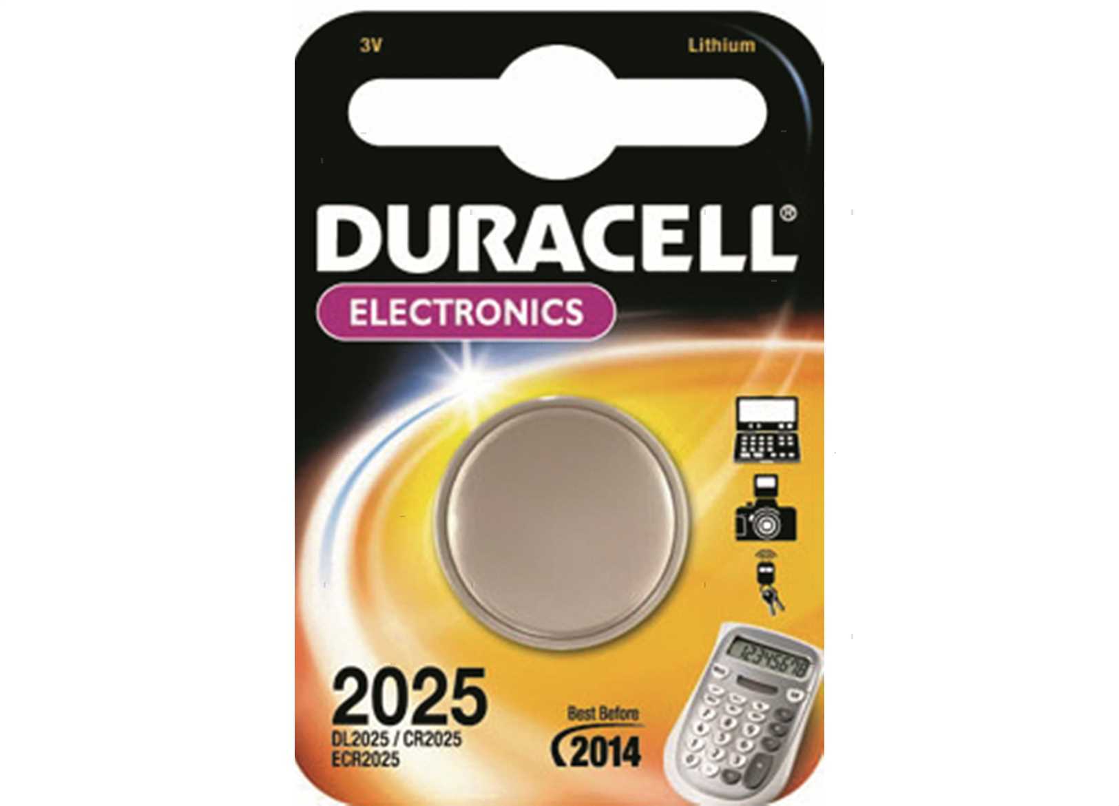 BATTERIE DURACELL CR2025  =1PZ