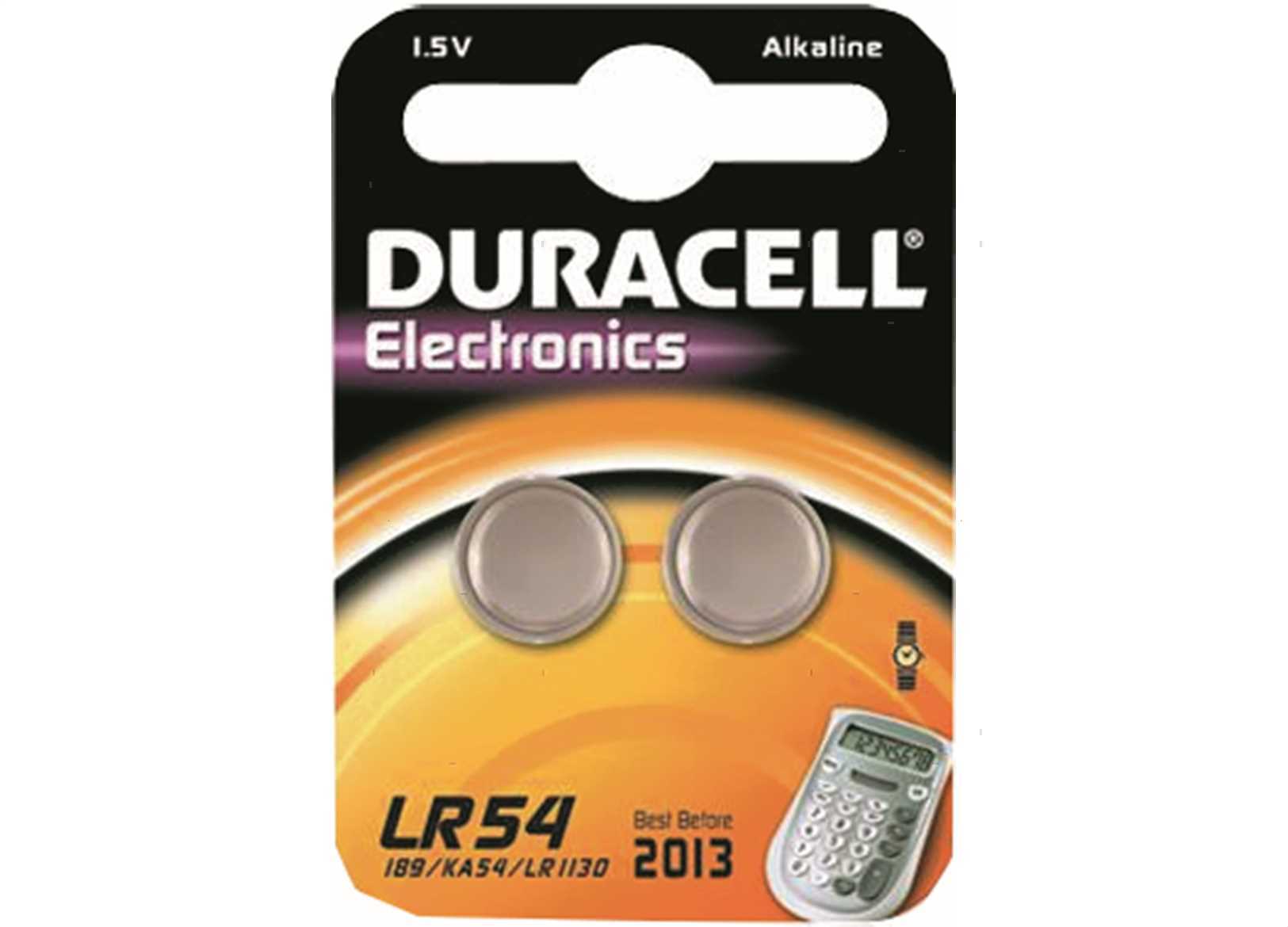 BATTERIE DURACELL LR54  1CF=2PZ