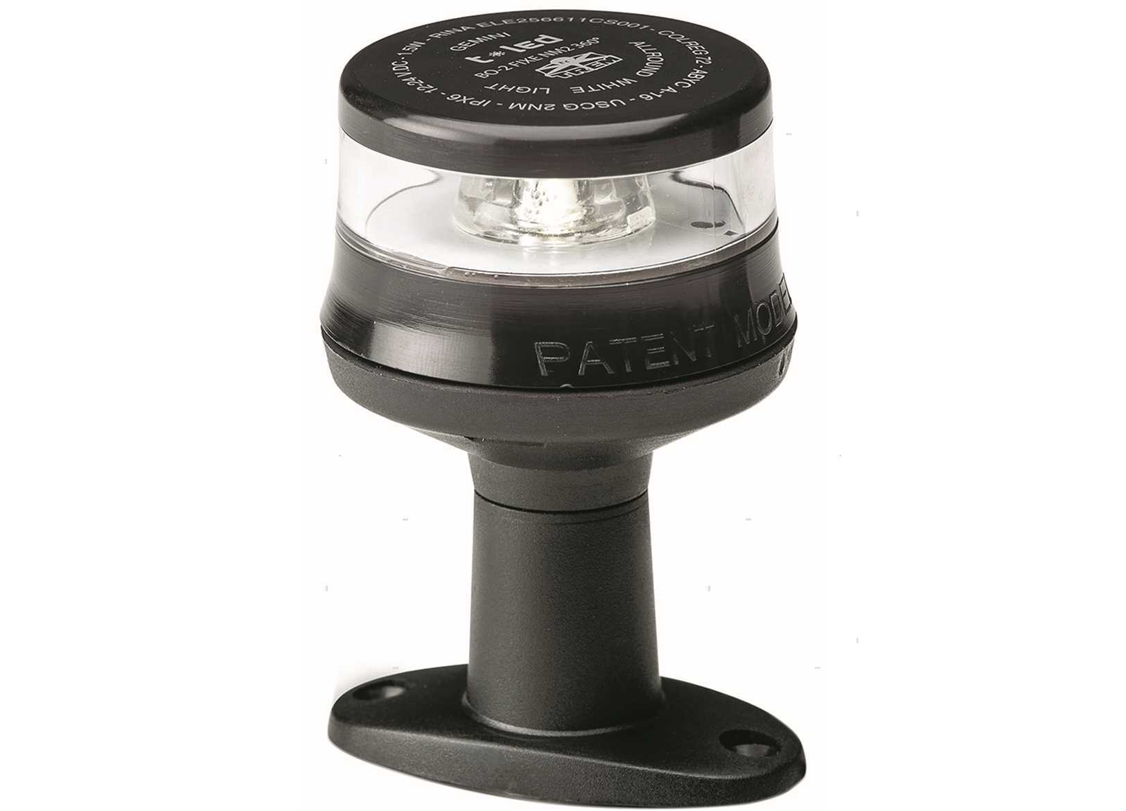 FANALE TESTA ALBERO LED THIN NERO (3)