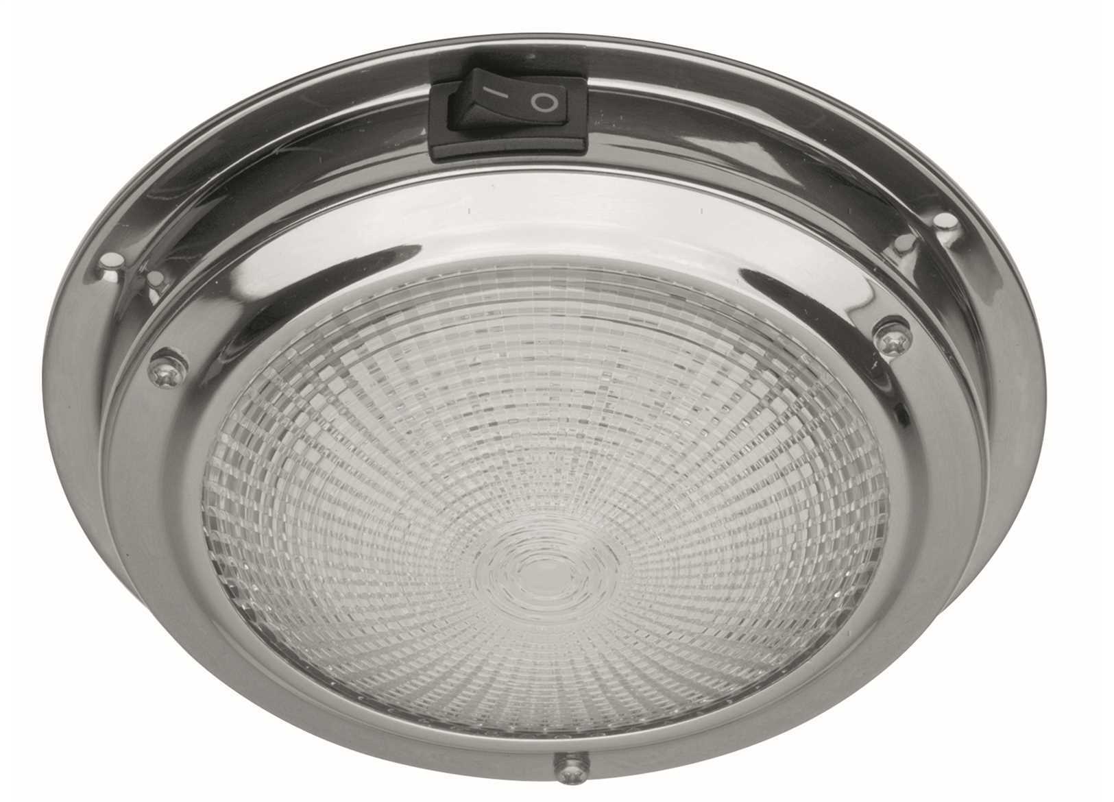 PLAFONIERA CLASSIC D110MM INOX