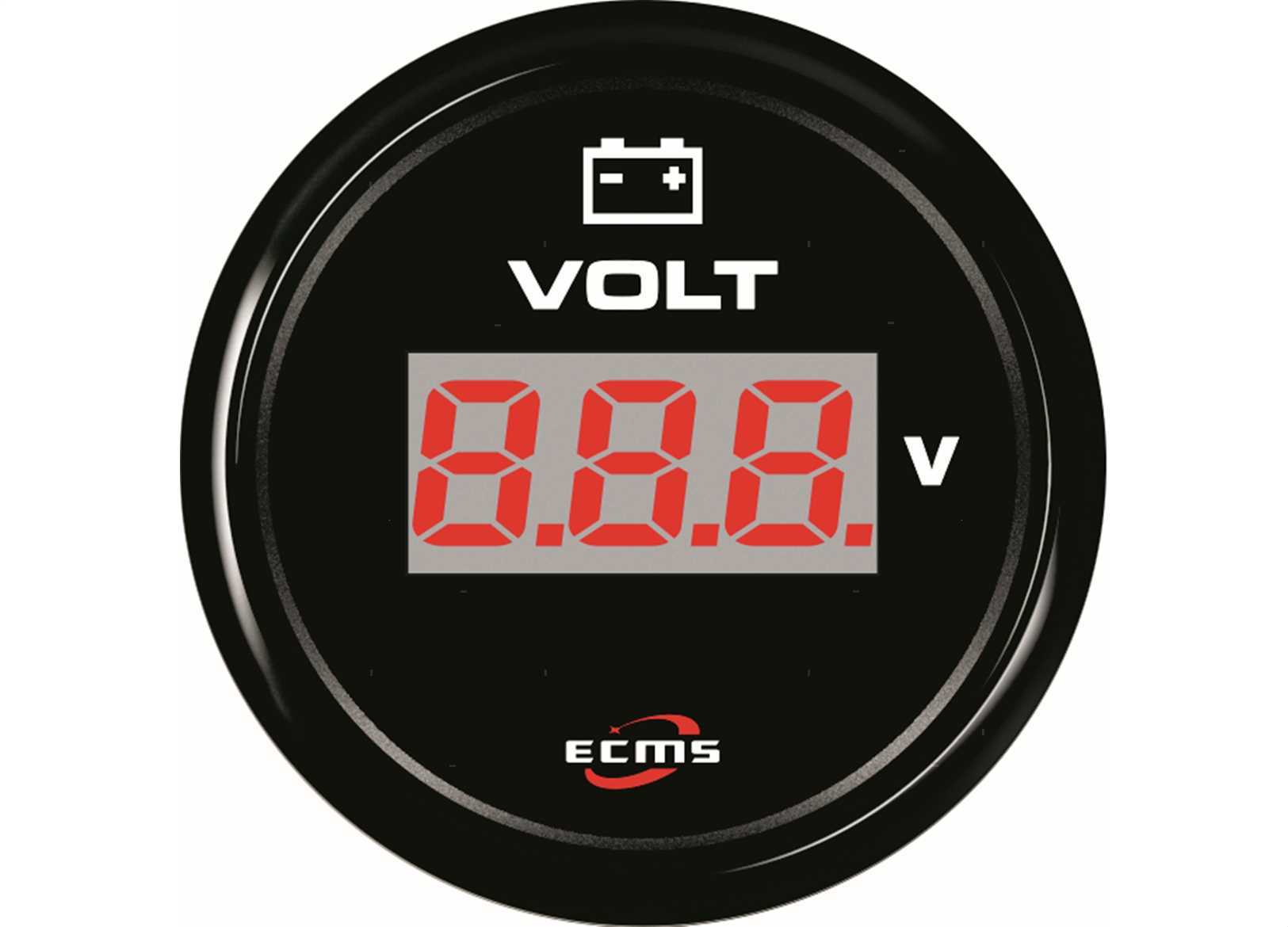 VOLTMETRO 8-32V ALL BLACK (8)