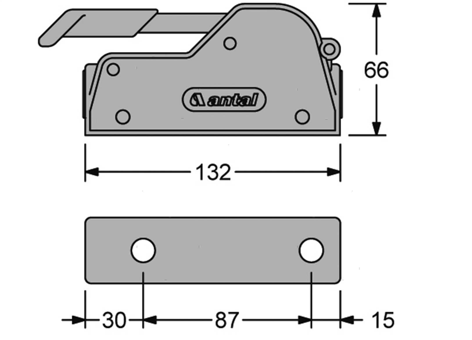 STOPPER SINGOLO ANTAL V-GRIP 12/16MM (4)