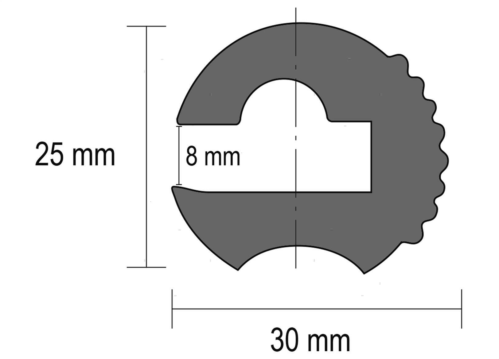 PROFILO PARABORDO ECO1 NERO 12M (9)