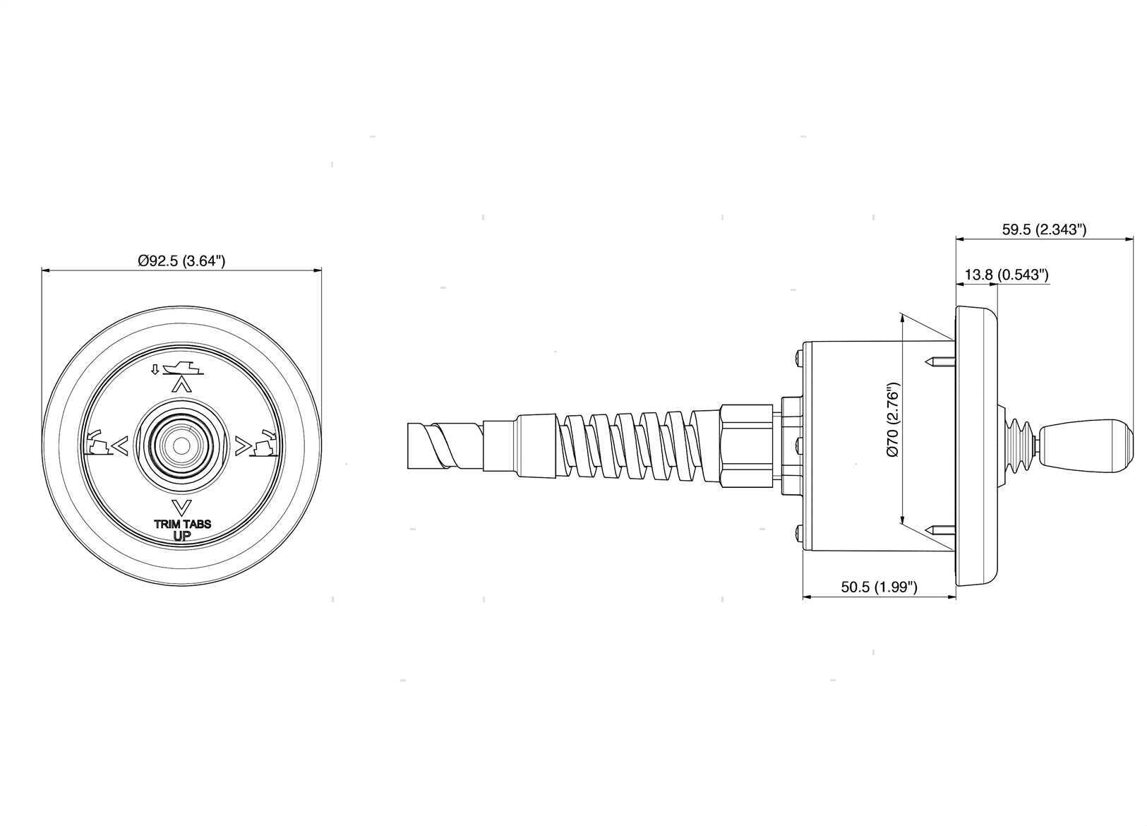 KIT TRIM UFLEX H-PERF 12V (8)