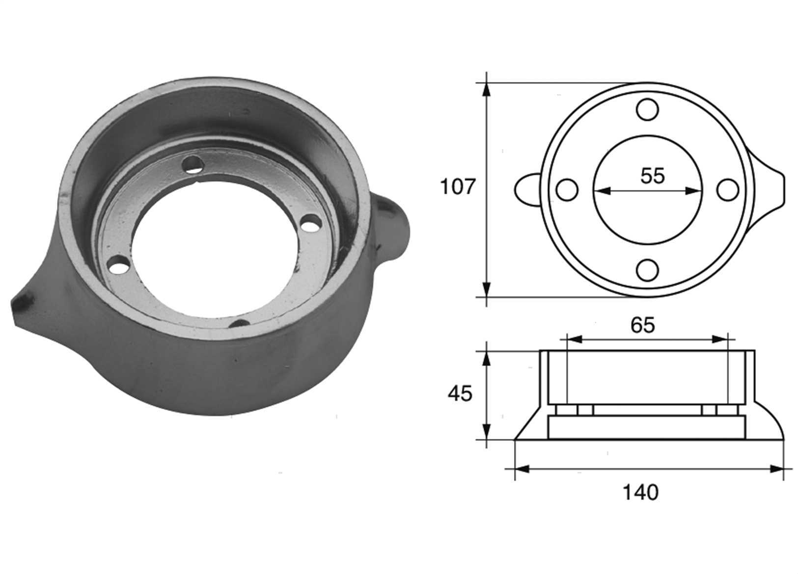 ANODO COLLARE VOLVO SD 110 ZN (2)