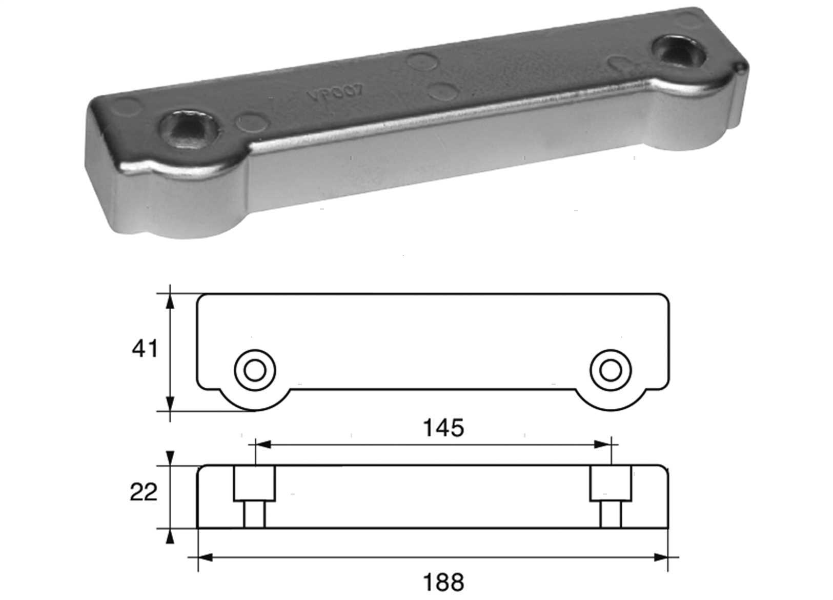 ANODO BARRA VOLVO 250/270/280 ZN (2)