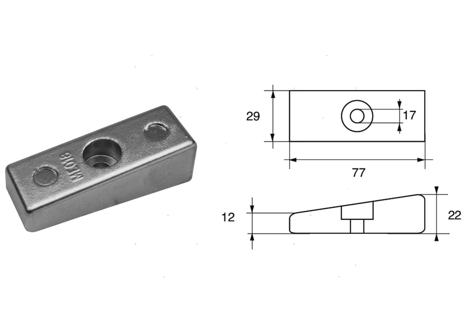 ANODO PIASTRINA GAMBO MERCURY OPTIMAX ZN (2)