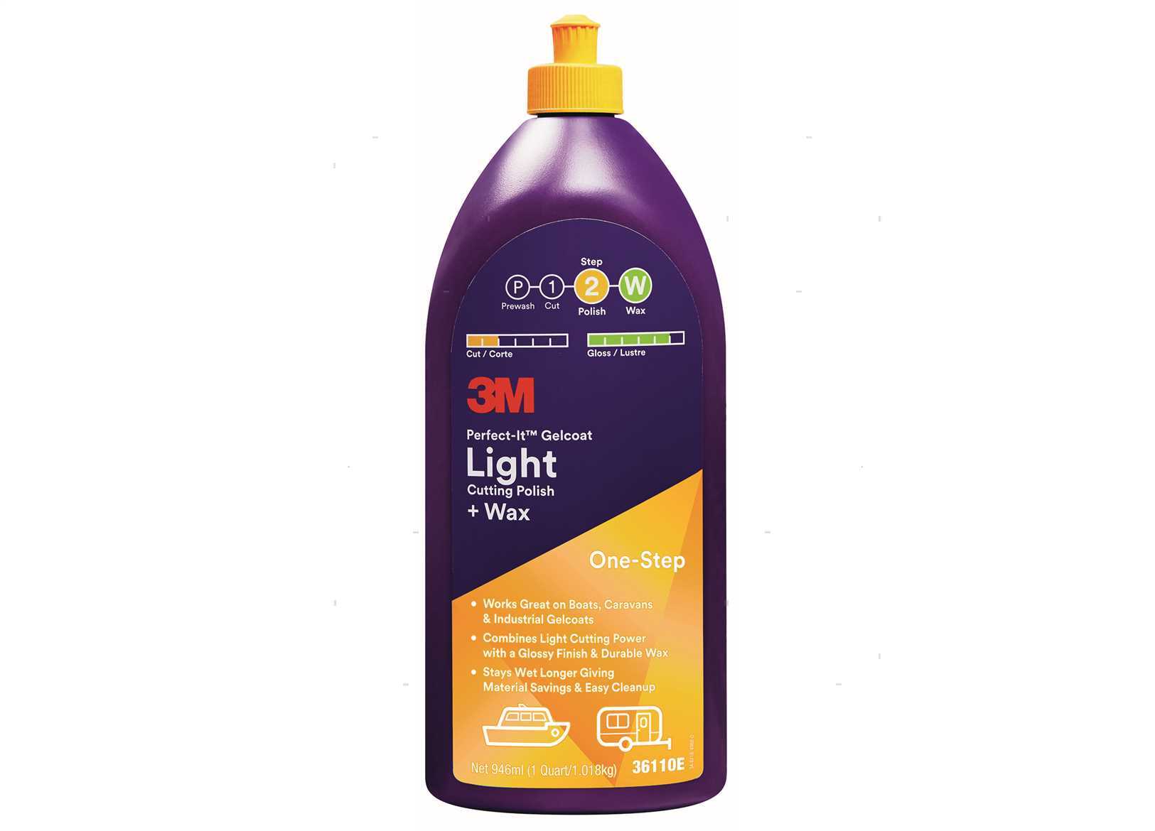 3M PERFECT-IT LIGHT POLISH/WAX 946ML