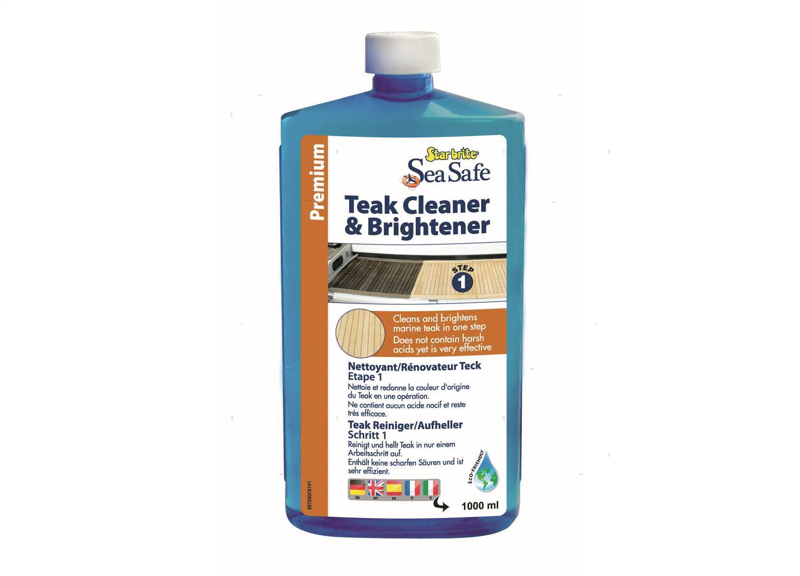 SB TEAK CLEANER/BRIGHT SEA SAFE 3.8L