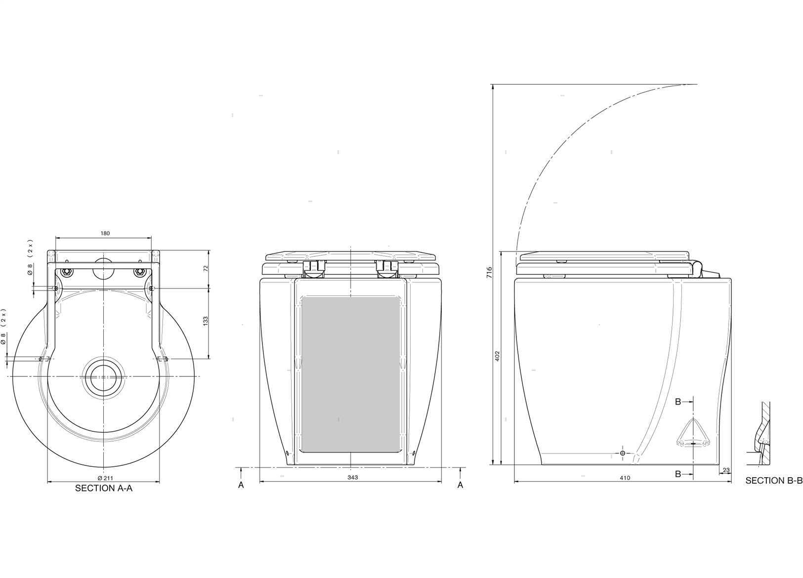 TOILET OCEAN LAGUNA SILENT 12V (2)