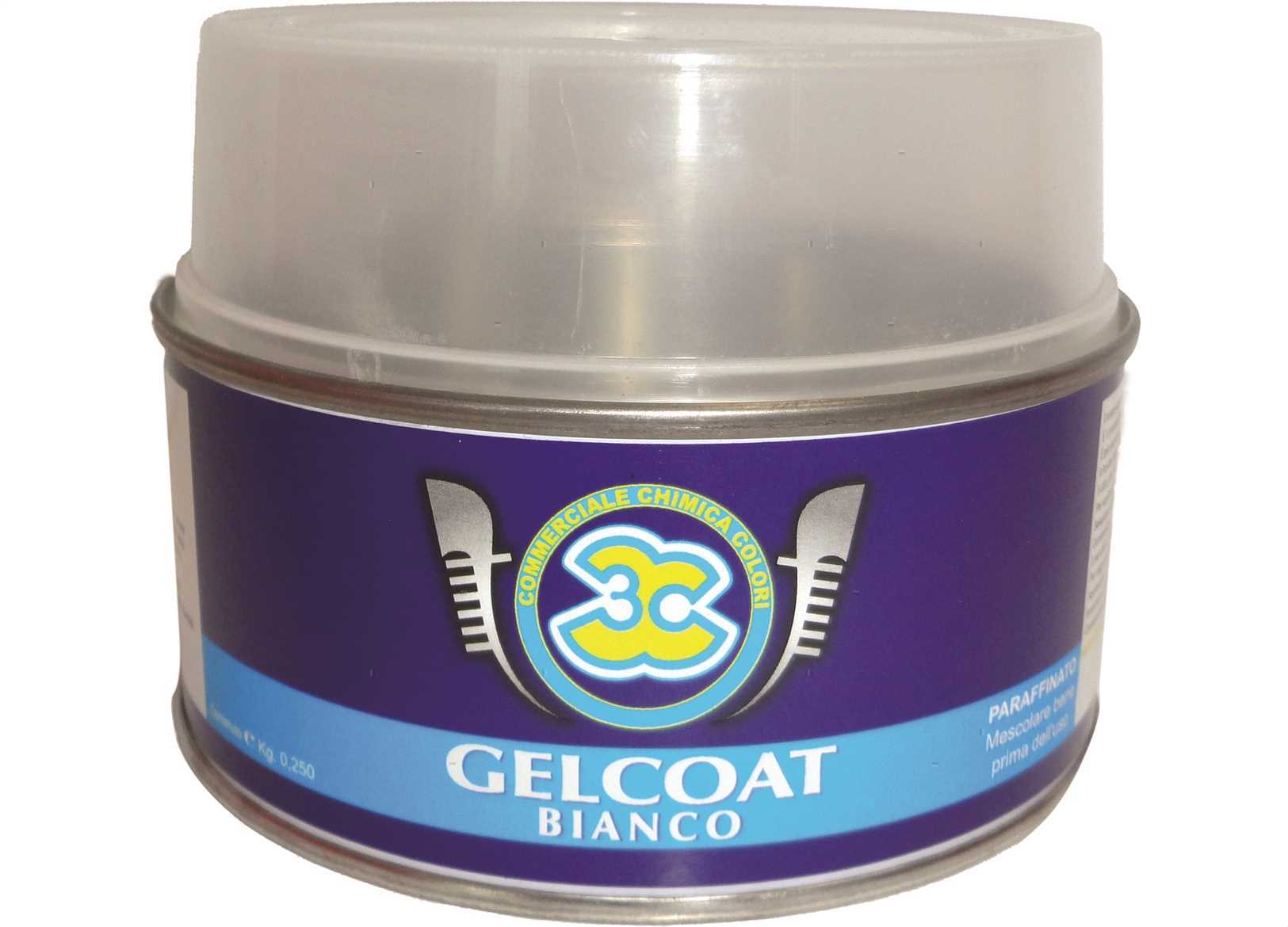 GELCOAT 3C BIANCO CON PARAFFINA 0.25KG