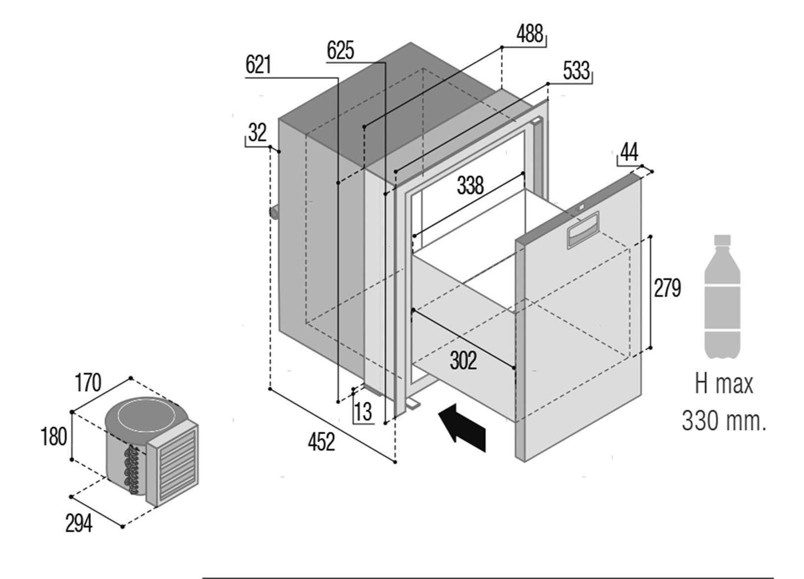 FRIGO VF DW35RFX A CASSETTO (5)