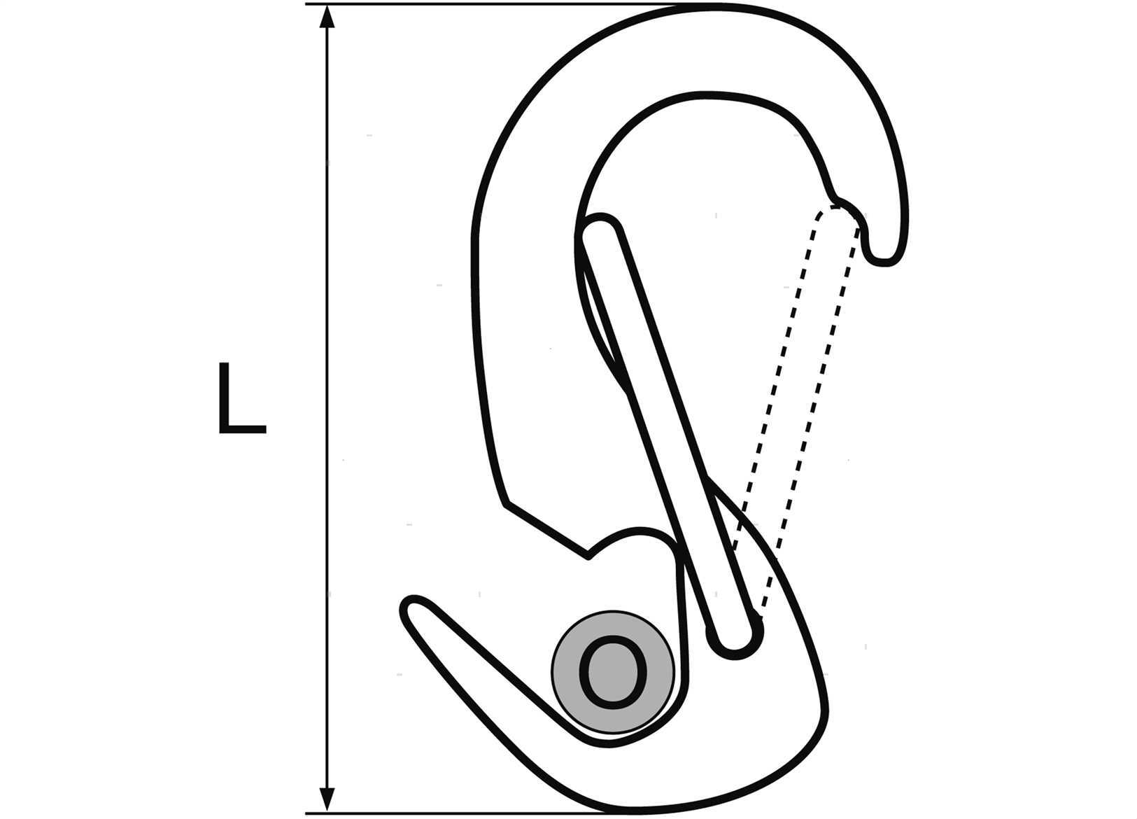 MOSCHETTONE OPEN END CARD L65MM INOX (2)