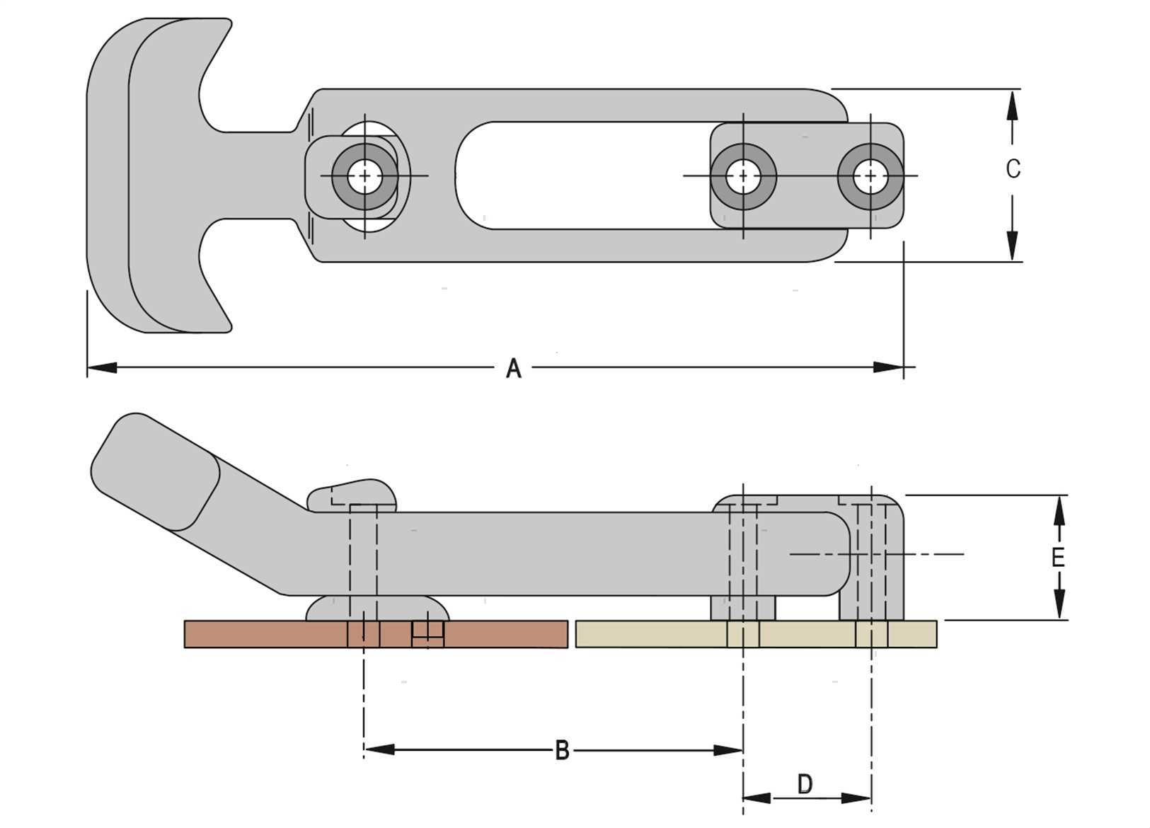 CHIUSURA LEVA SOUTHCO F7 12X25MM (2)