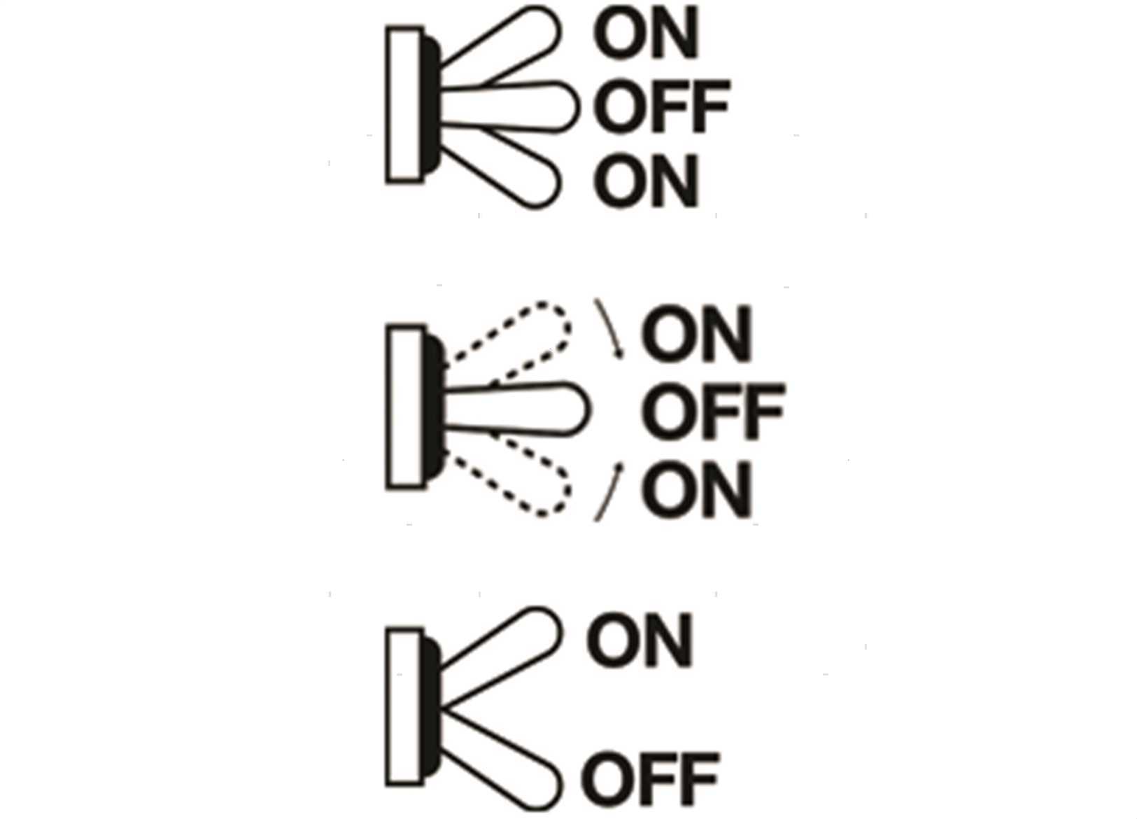 INTERRUTTORE HQ 3T 20A (ON)/OFF/(ON) (2)