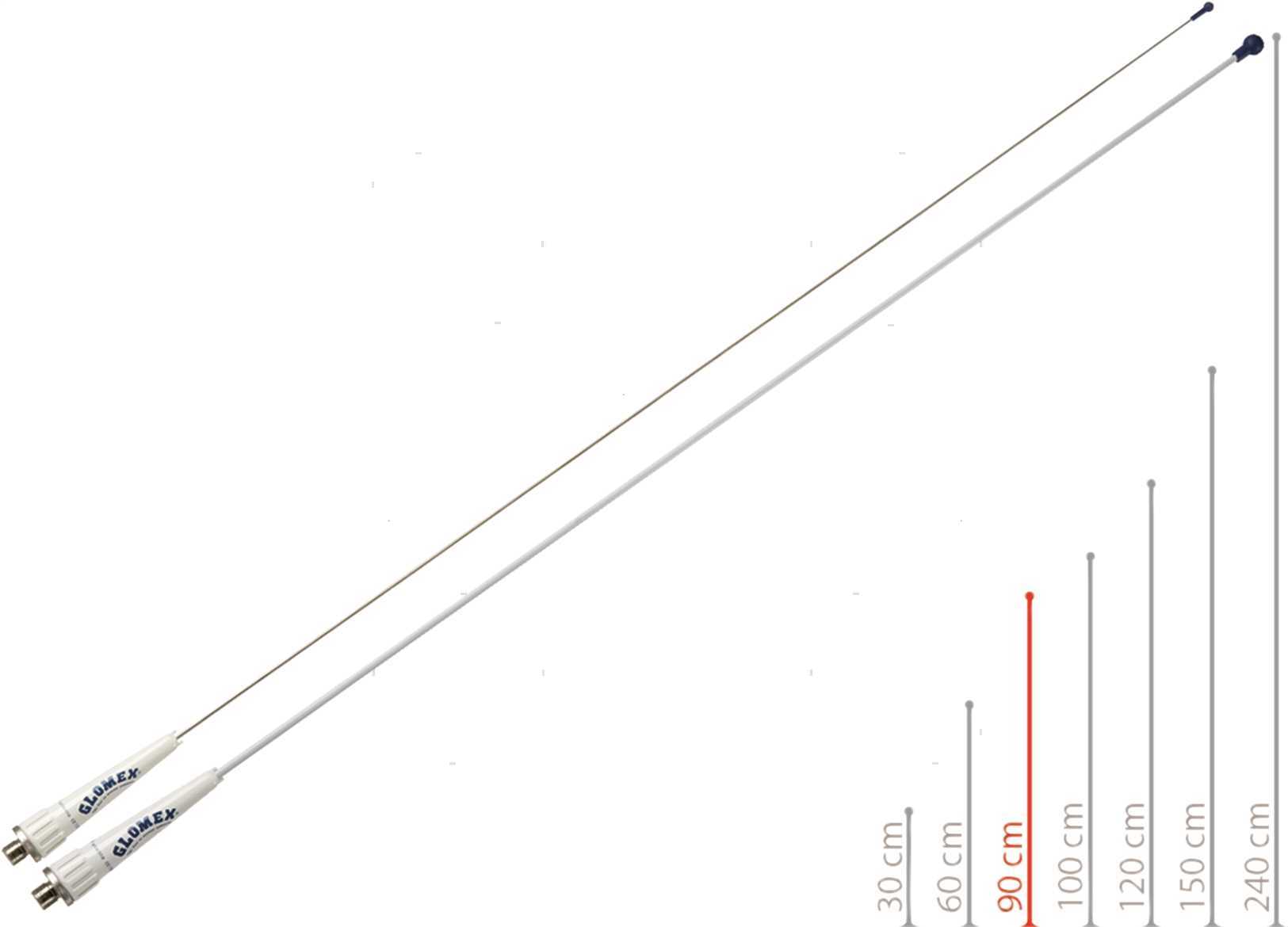 ANTENNA GLOMEX VHF RA106 GRP FME