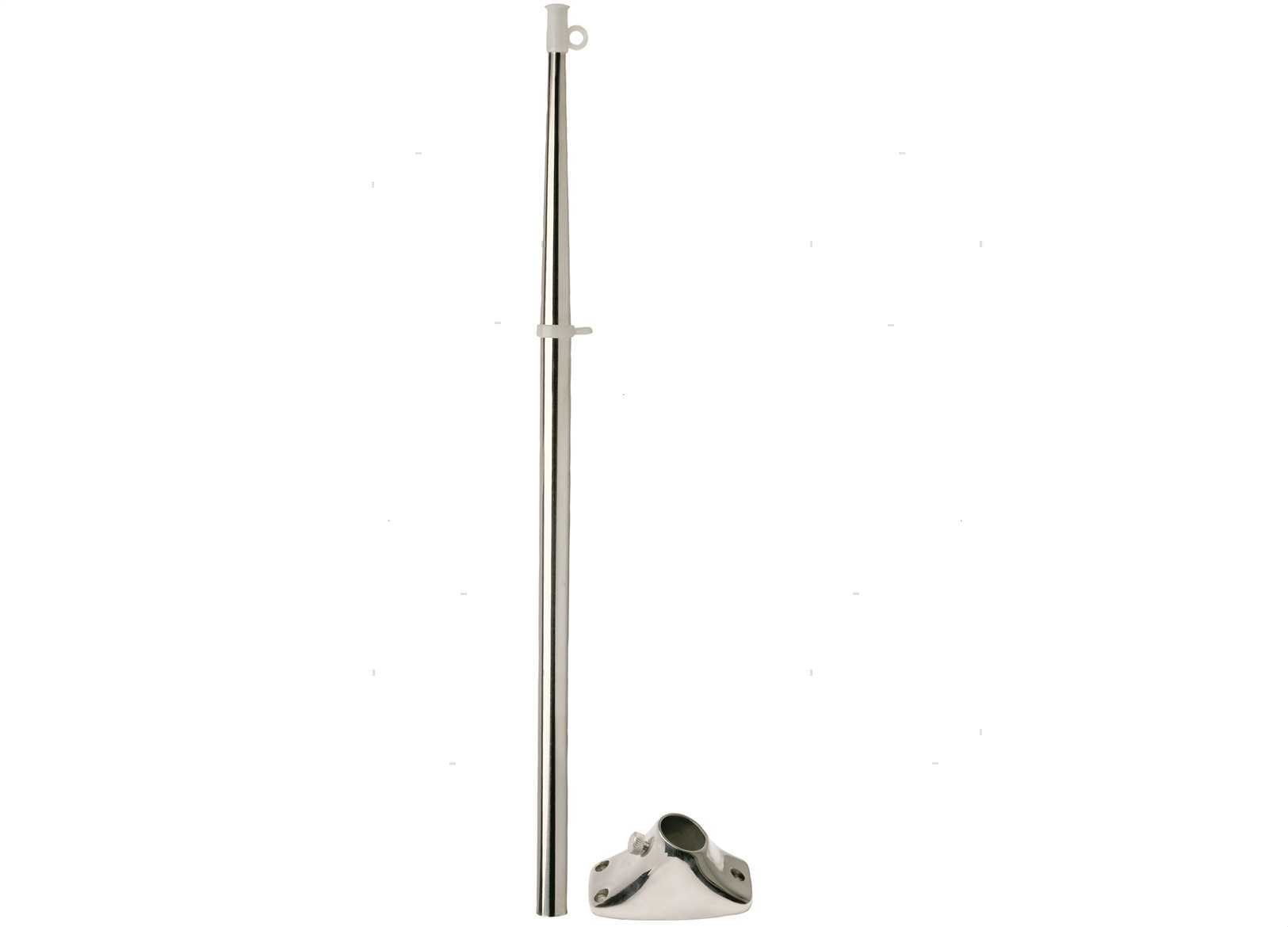 ASTA BANDIERA WHITE CAP D20MM INOX (1)