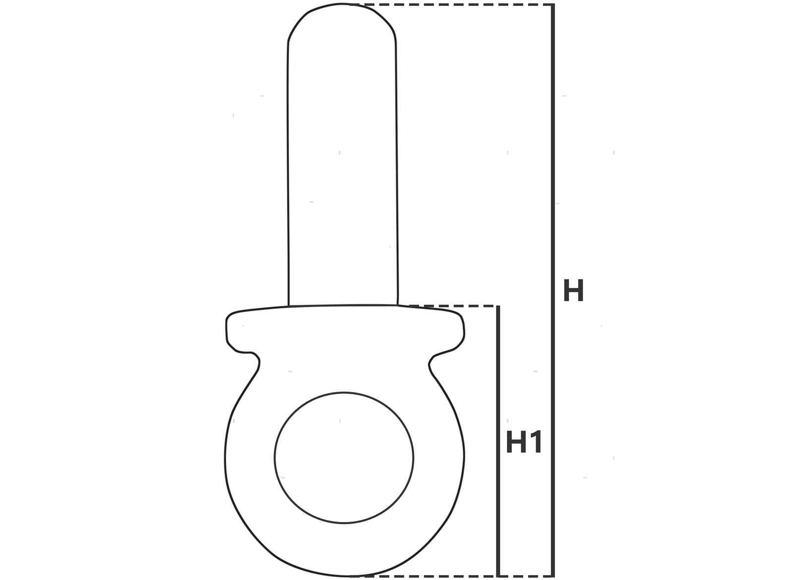 PERNO BILANCIERE H135MM ALU (2)