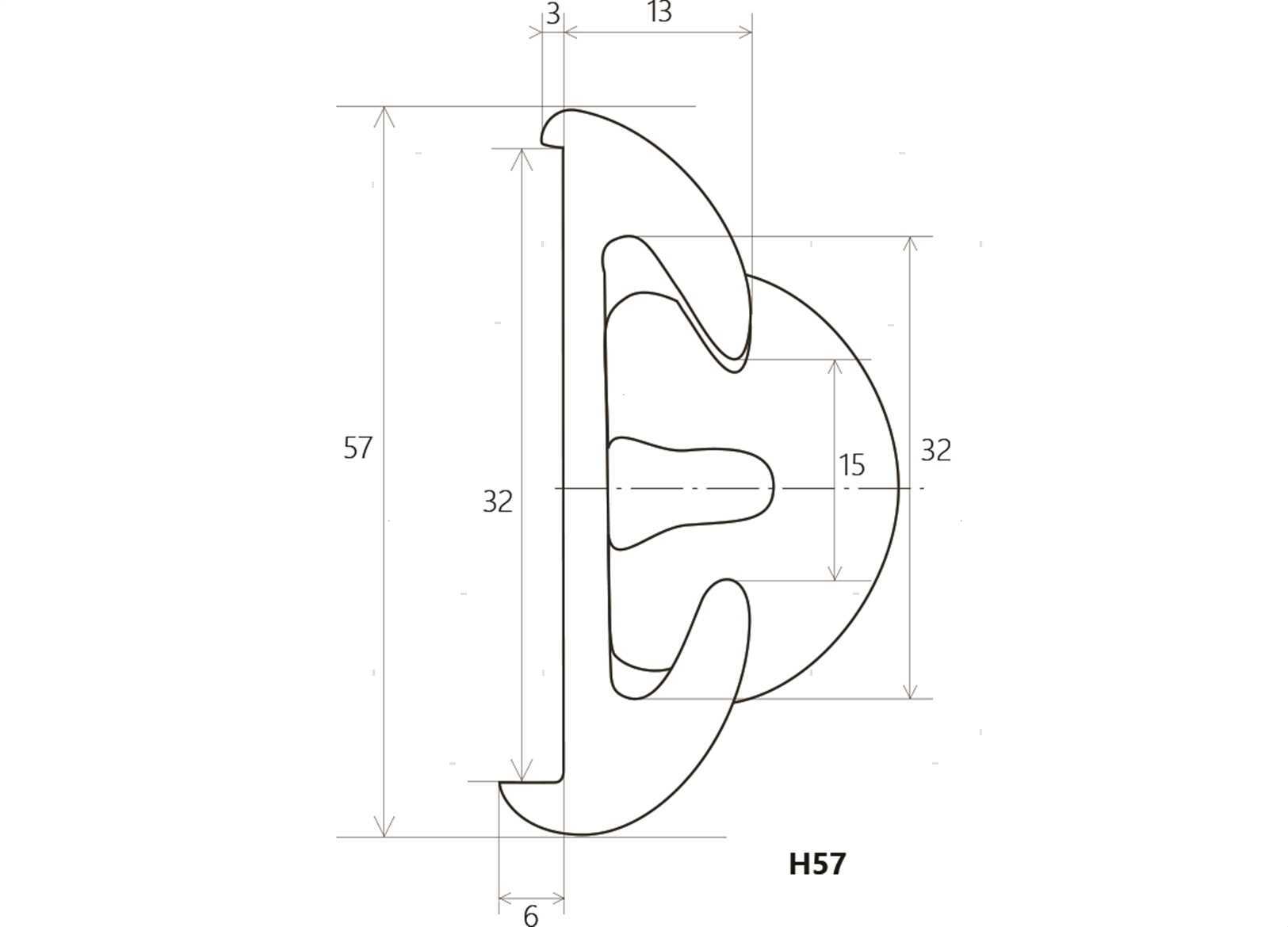 INSERTO PARABORDO ALU 56 NERO 16M (8)