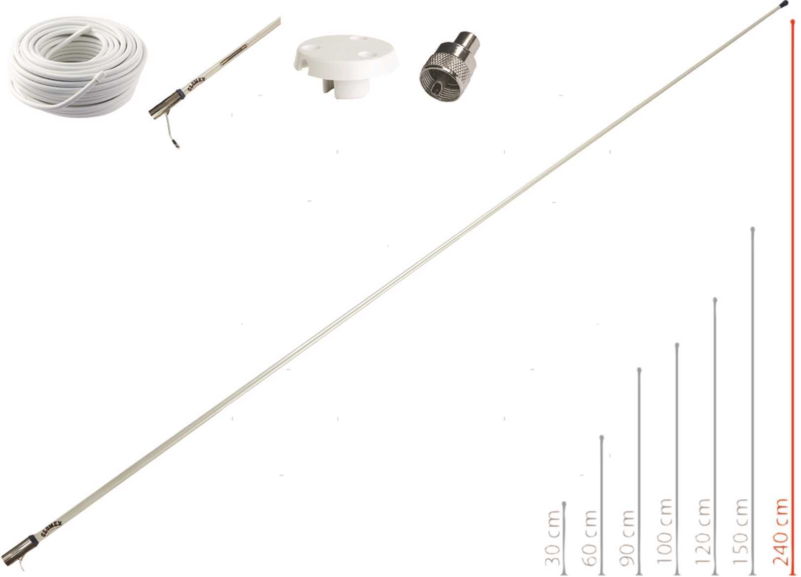 ANTENNA GLOMEX RA1225HP MOTOR