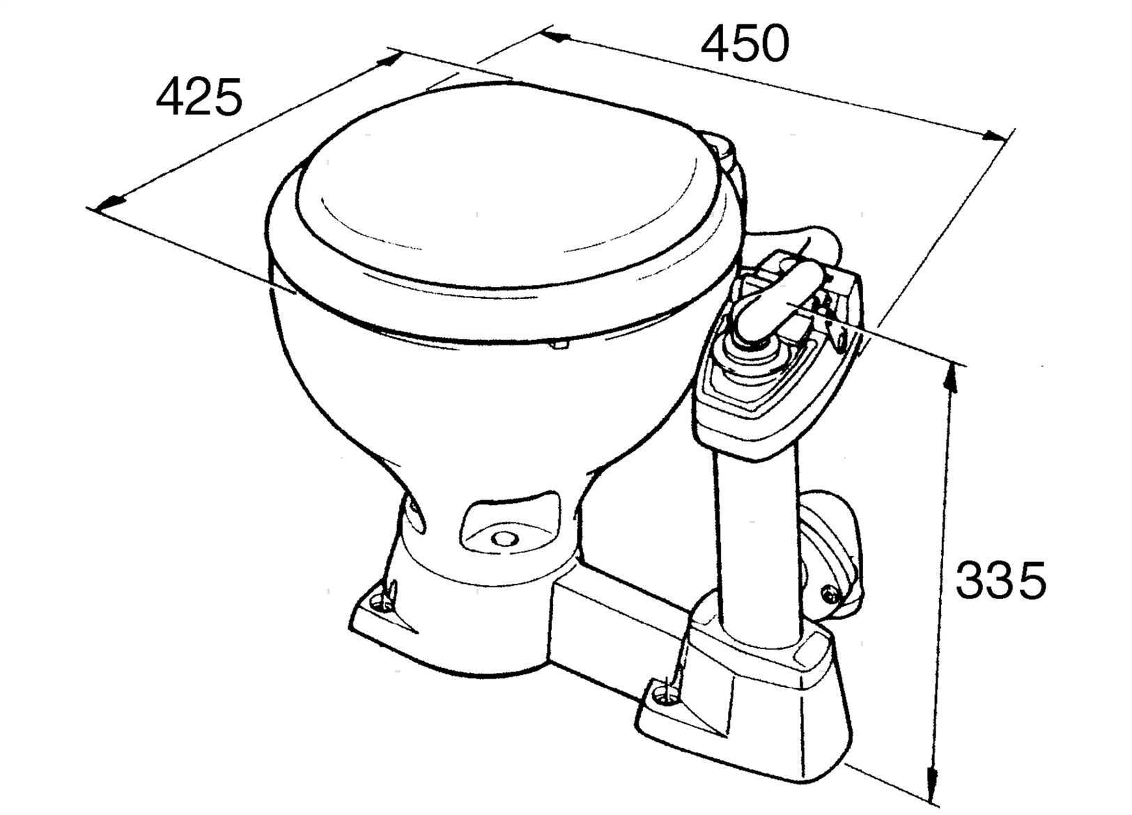 TOILET JABSCO MANUAL TWIST-LOCK (2)