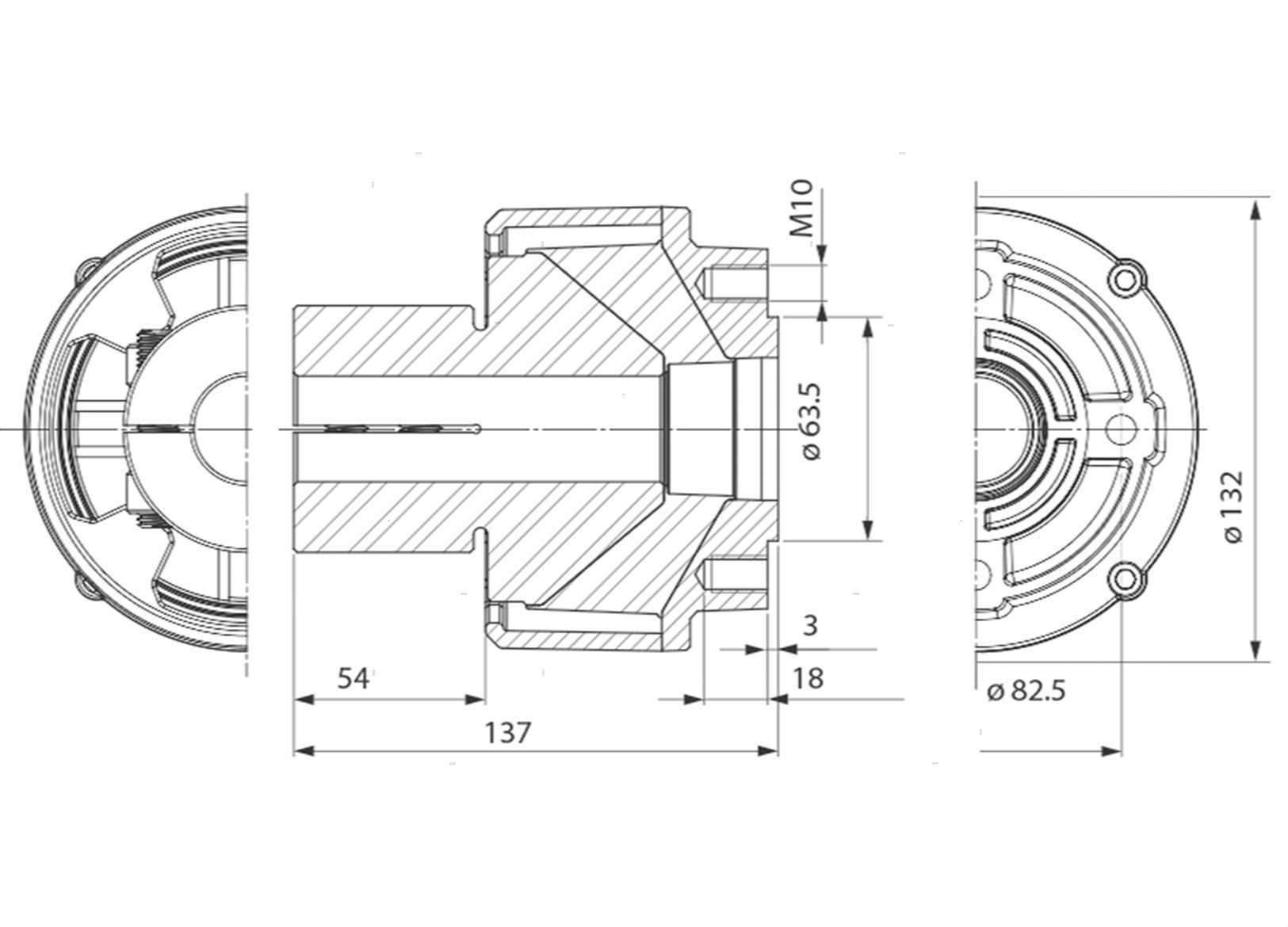 GIUNTO ELASTICO VETUS COMBIFLEX D25MM (2)