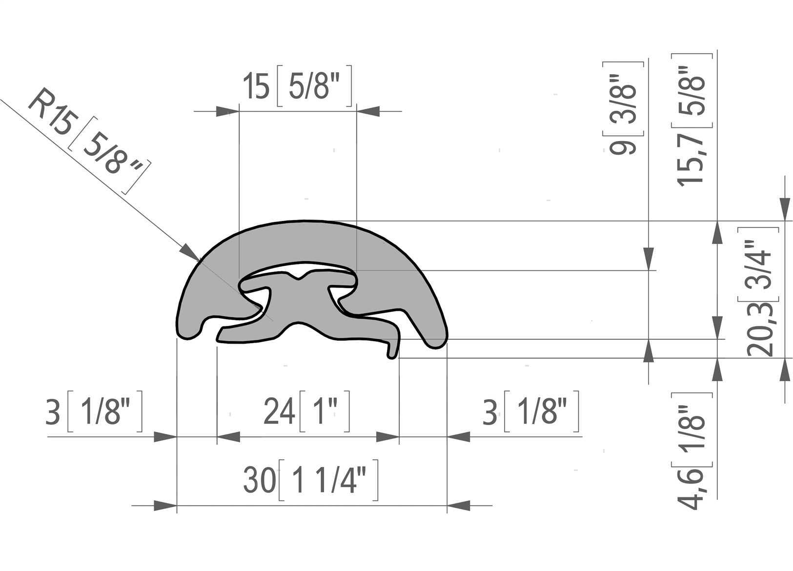 PROFILO PARABORDO RAD 40 GRIGIO 12M (9)