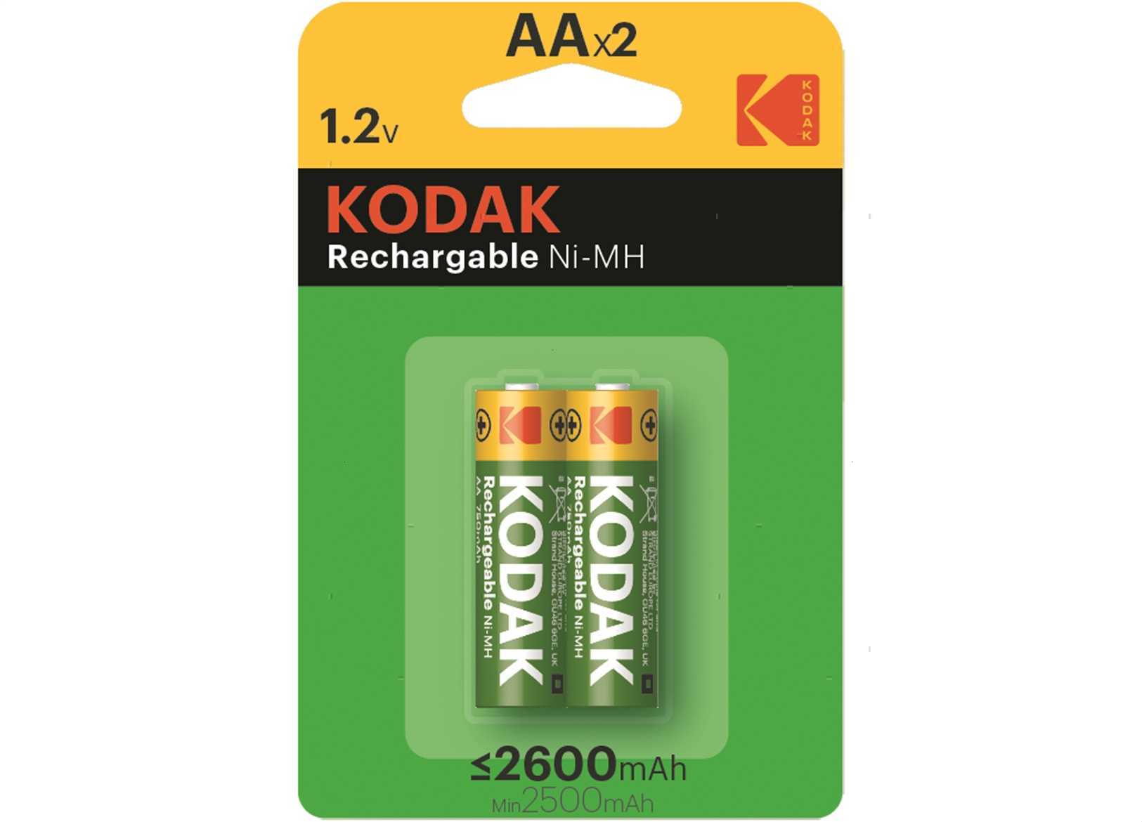 BATTERIE KODAK AA RICARICABILI  1CF=2PZ