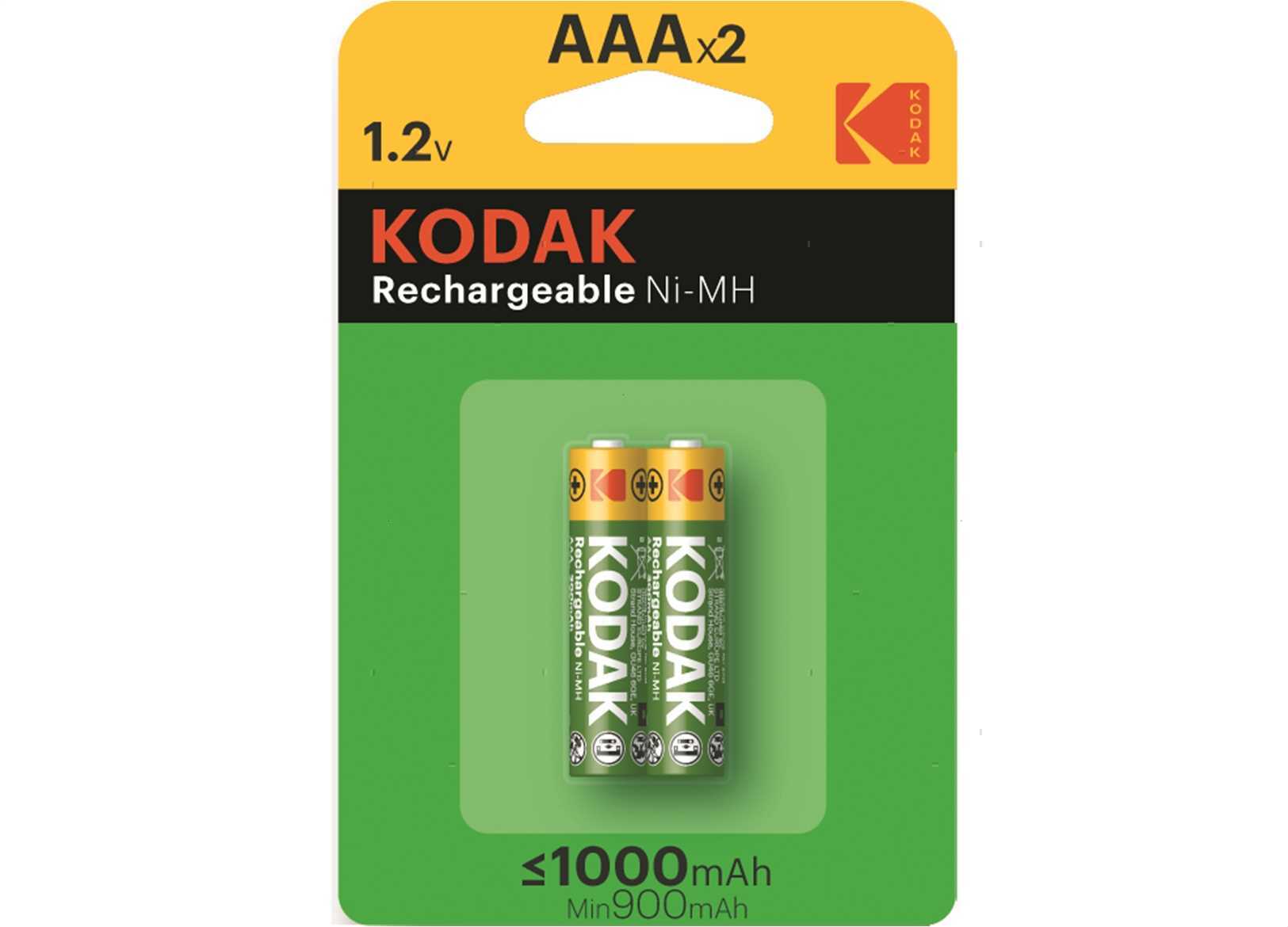 BATTERIE KODAK AAA RICARICABILI 1CF=2PZ