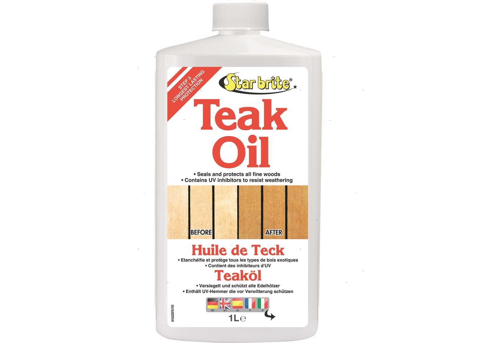 SB TEAK OIL 1L