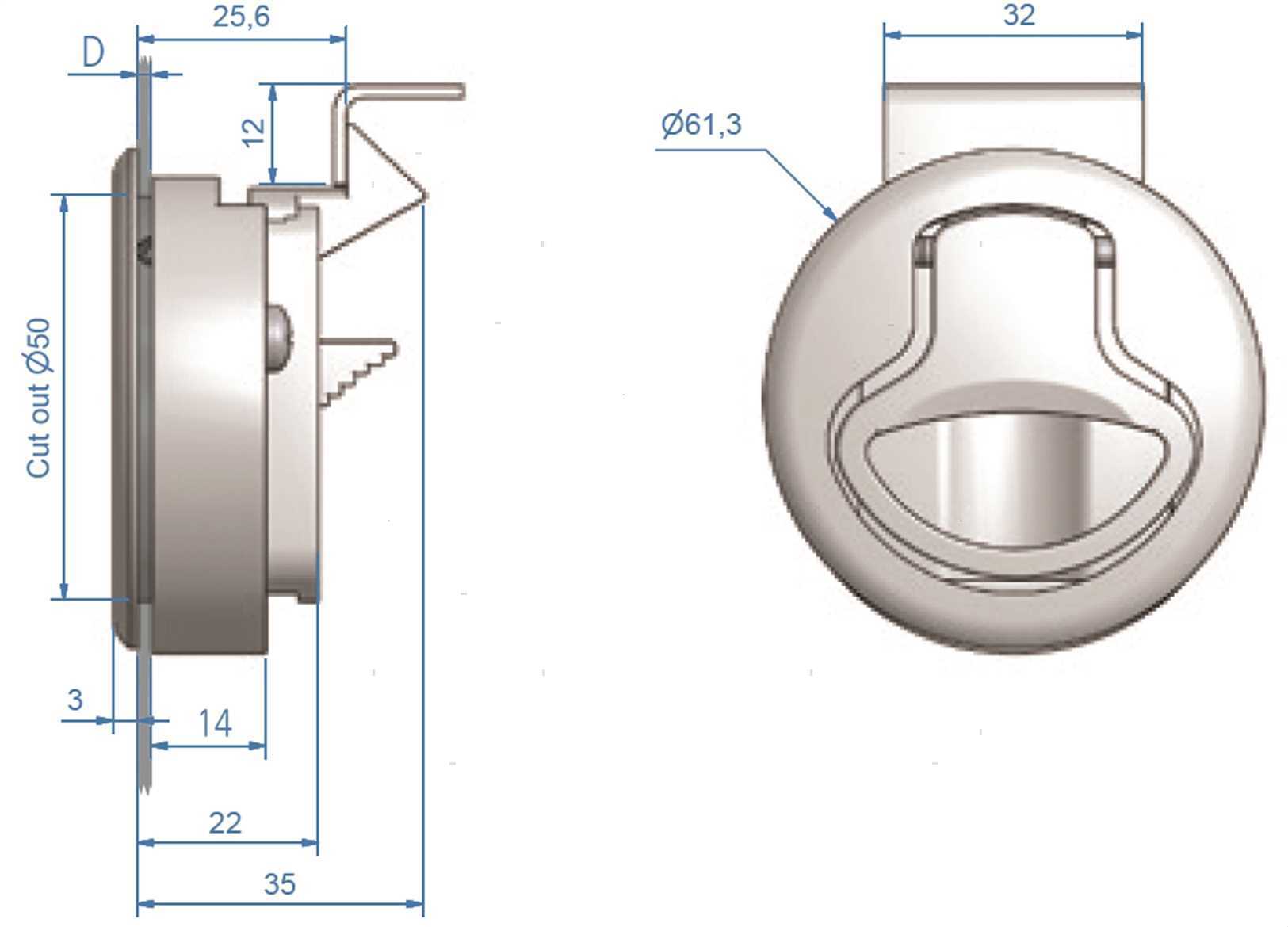 CHIUSURA SPINTA ROCA D61 2>22MM INOX (3)