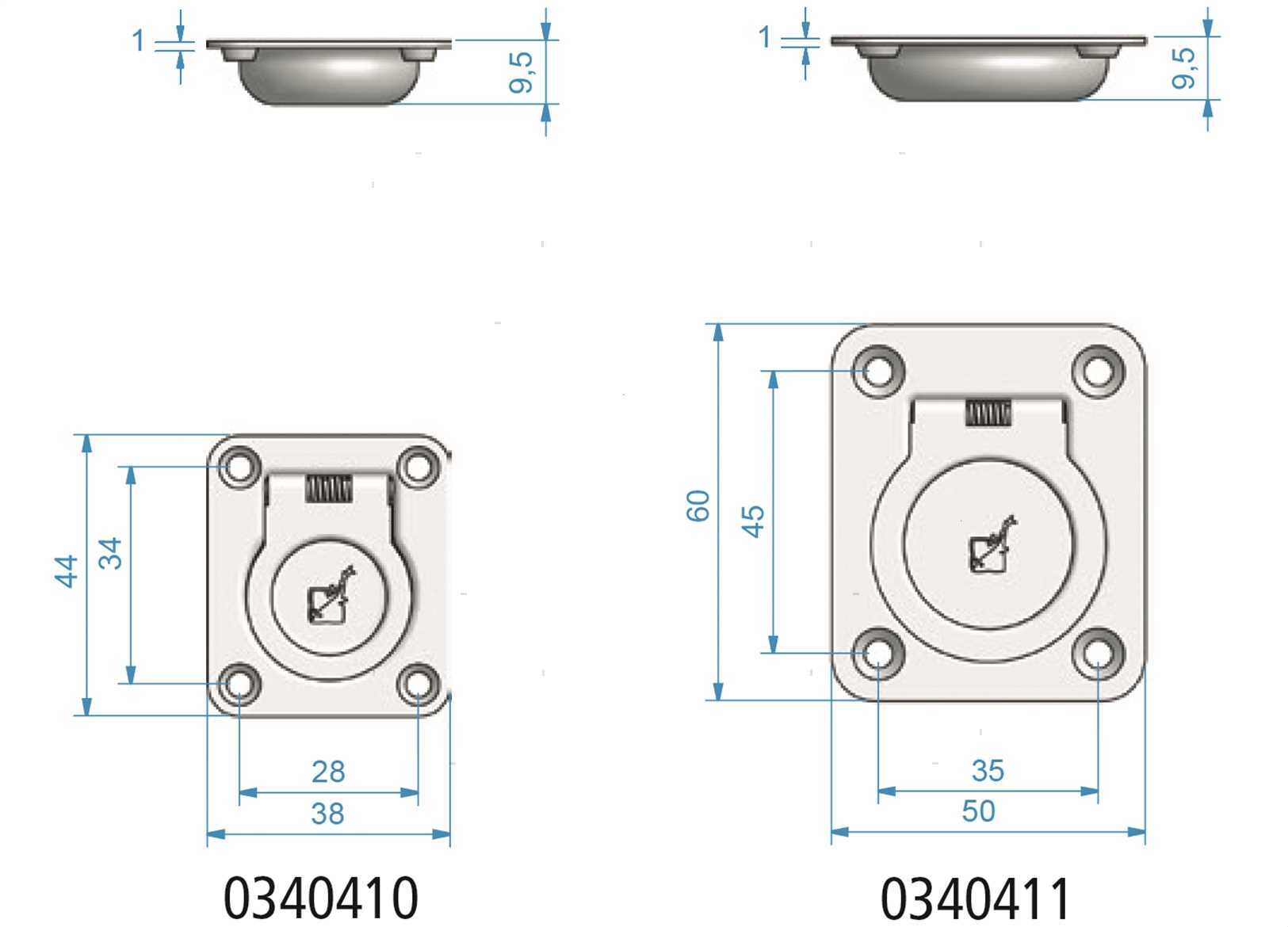 MANIGLIA INCASSO ROCA 38X44MM INOX (2)