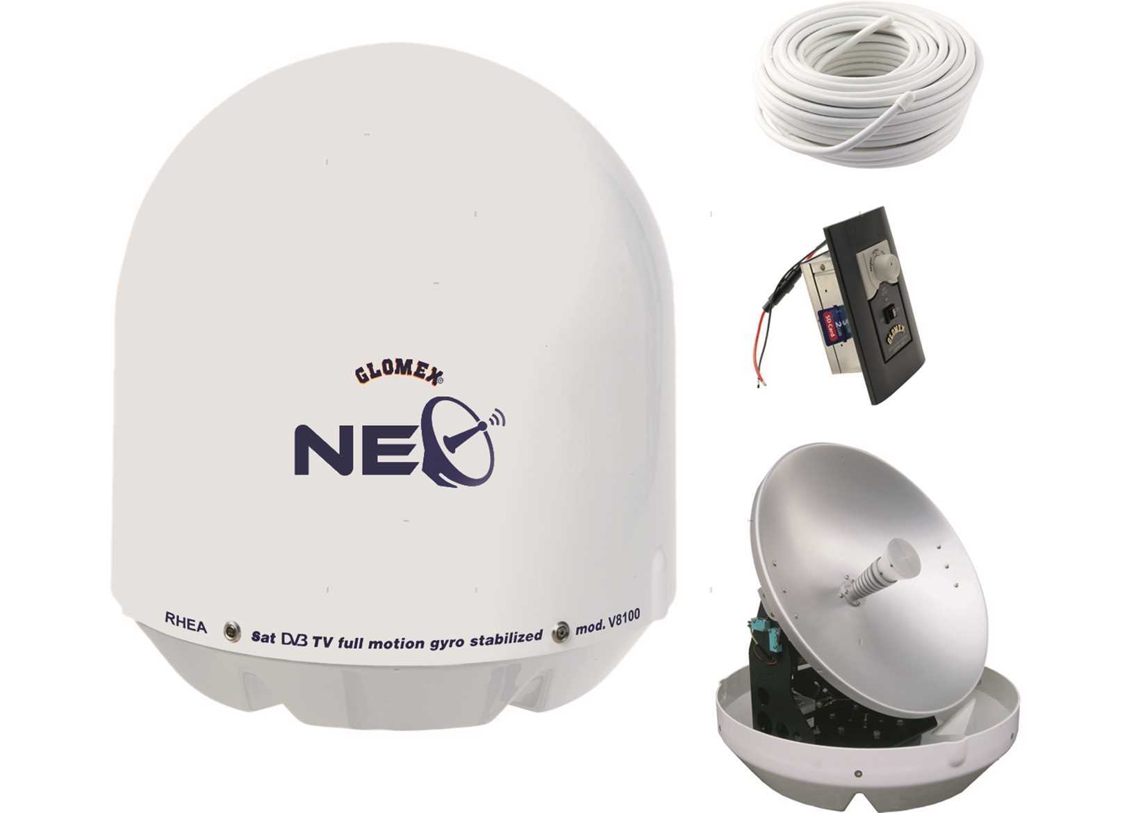 RADOME ANTENNA GLOMEX RHEA V8100NTWIN