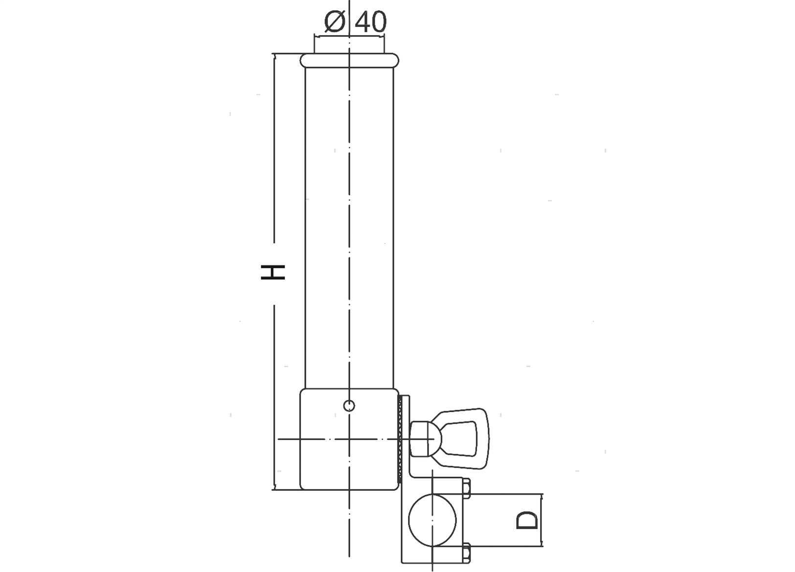 PORTACANNE MORSETTO TUBO D40MM OCR (3)